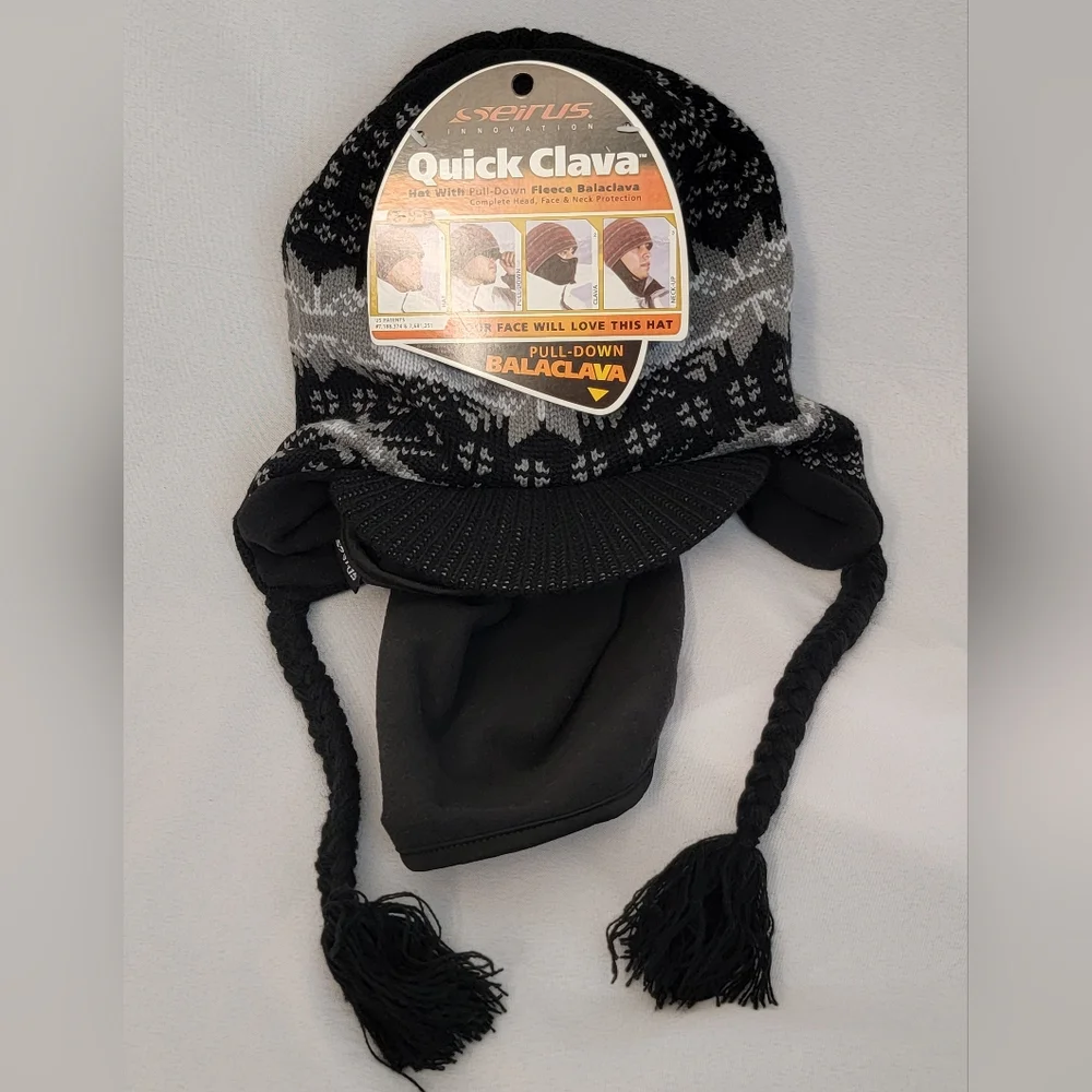 NWT Seirus Innovation 3-n-1 Quick Clava Balaclava One Size